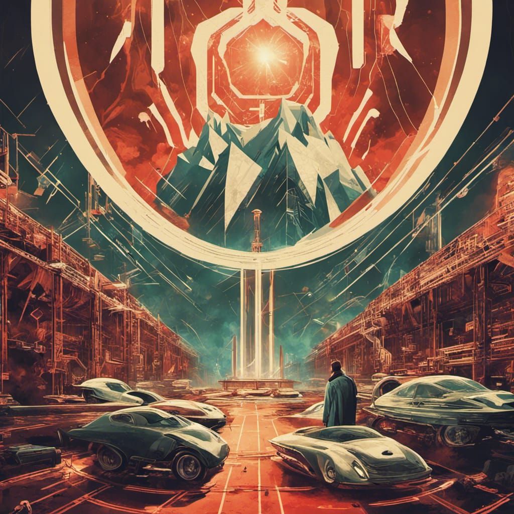 Futuristic Soviet Retro Poster Art: Kamchatka Minsk