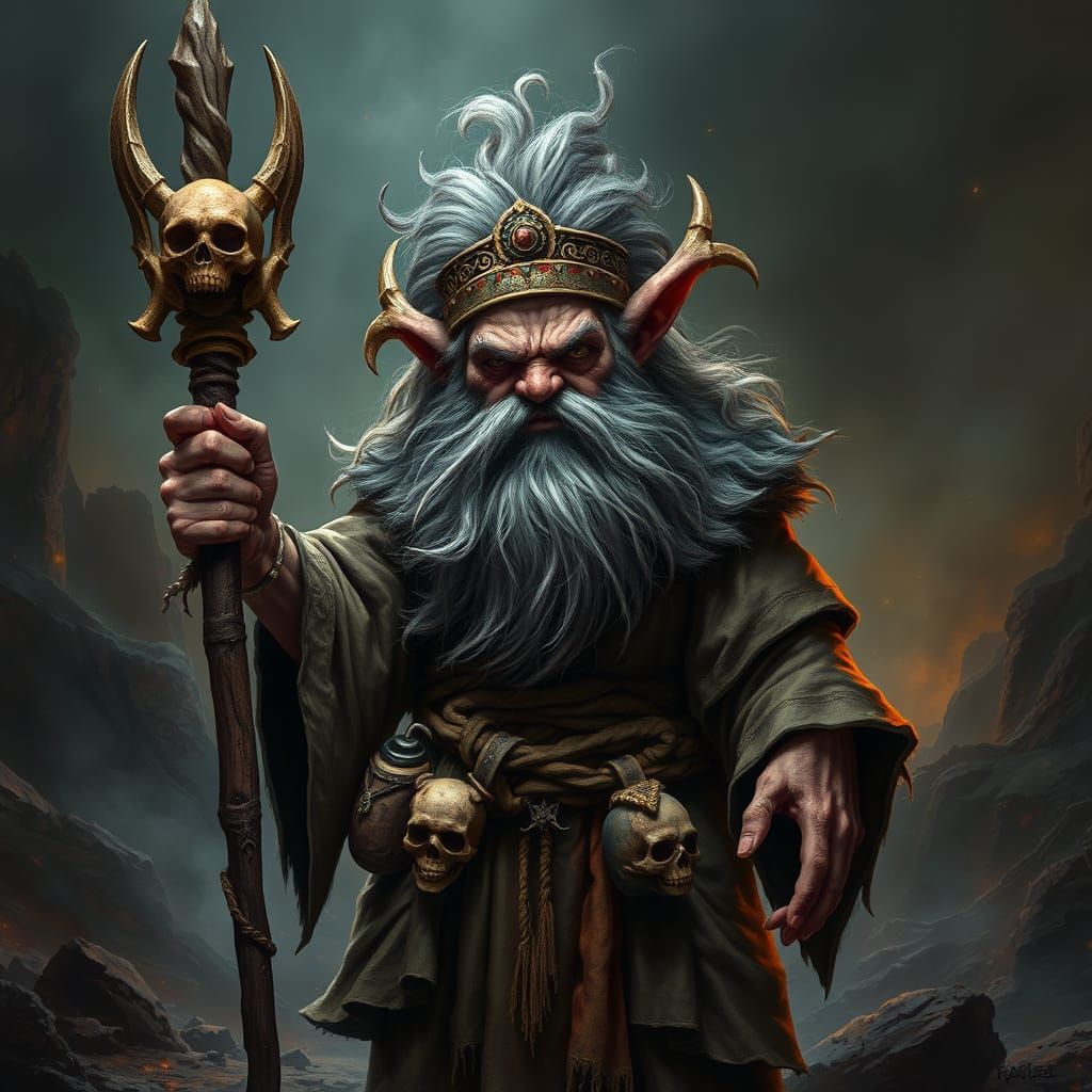 Gritty High Fantasy Shaman