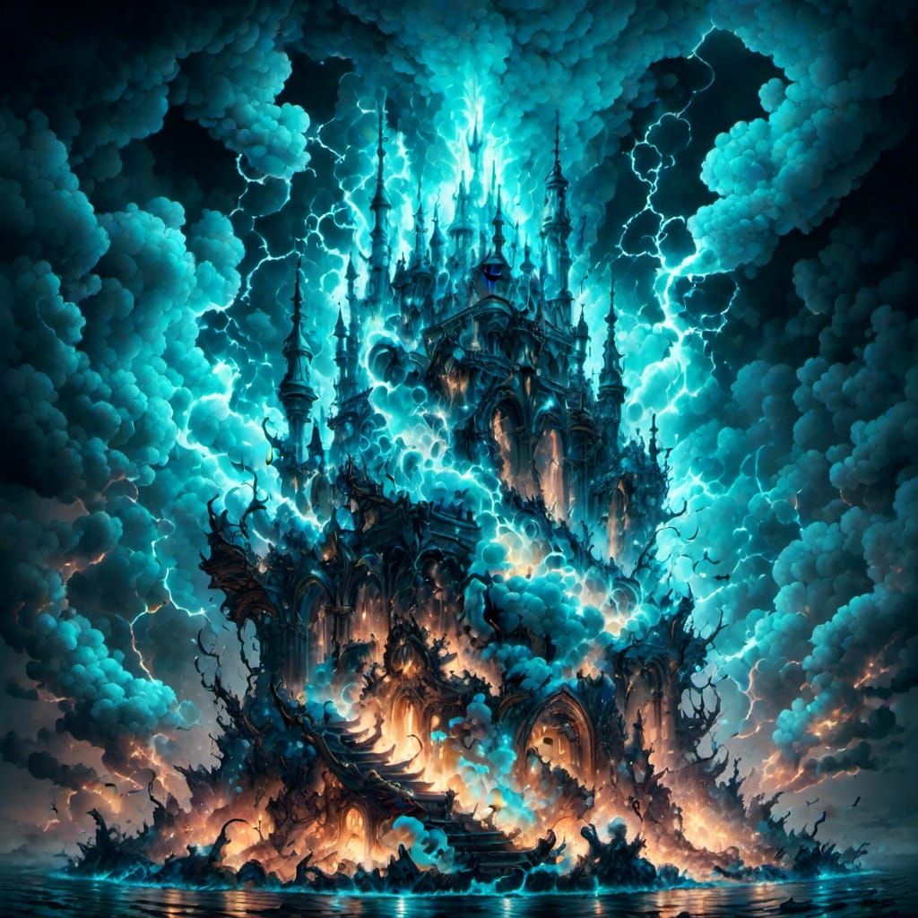 Chaos Knight in Ethereal Magic Realism