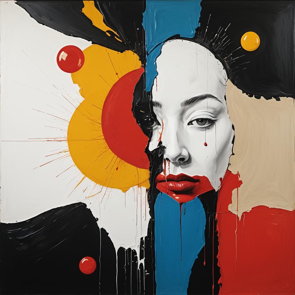 Surrealist Portal to Parallel Worlds in Abstract Art