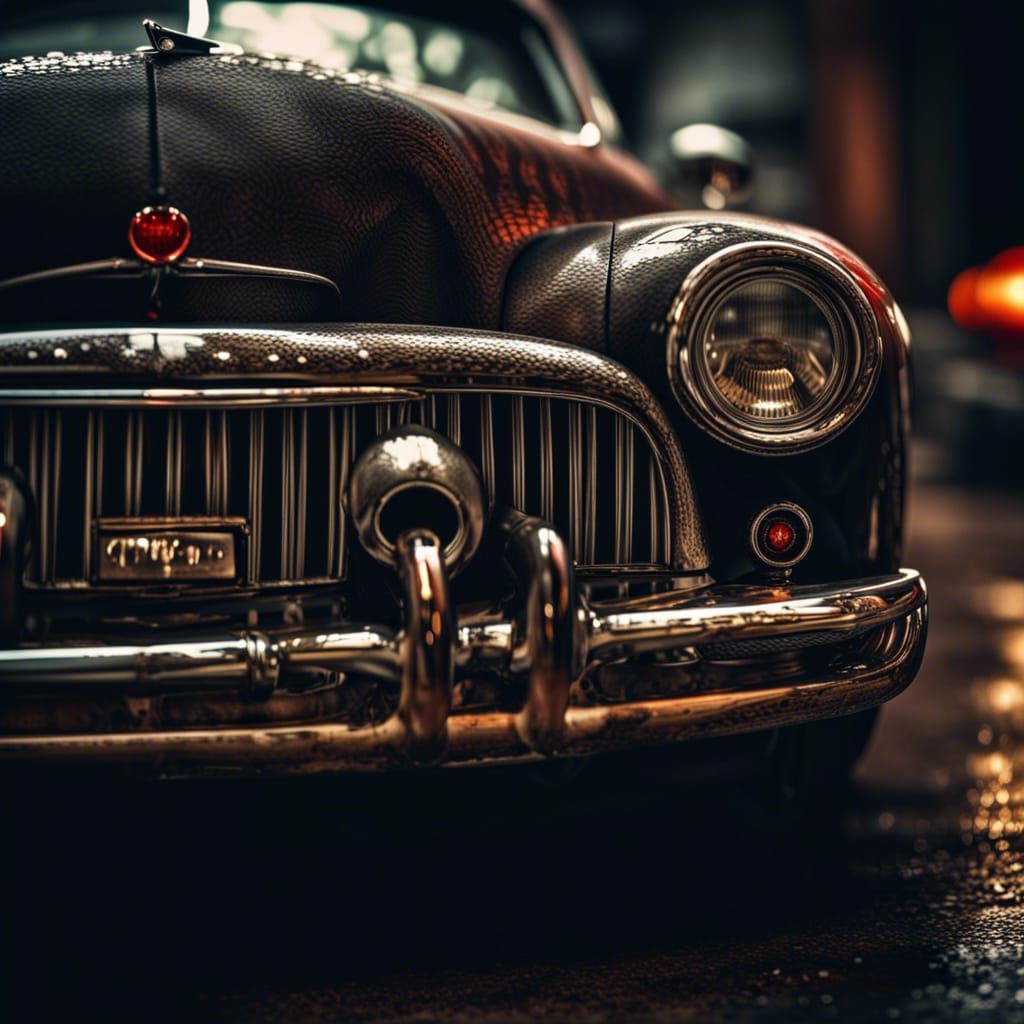 Hyperrealistic Cars in Cinematic Composition