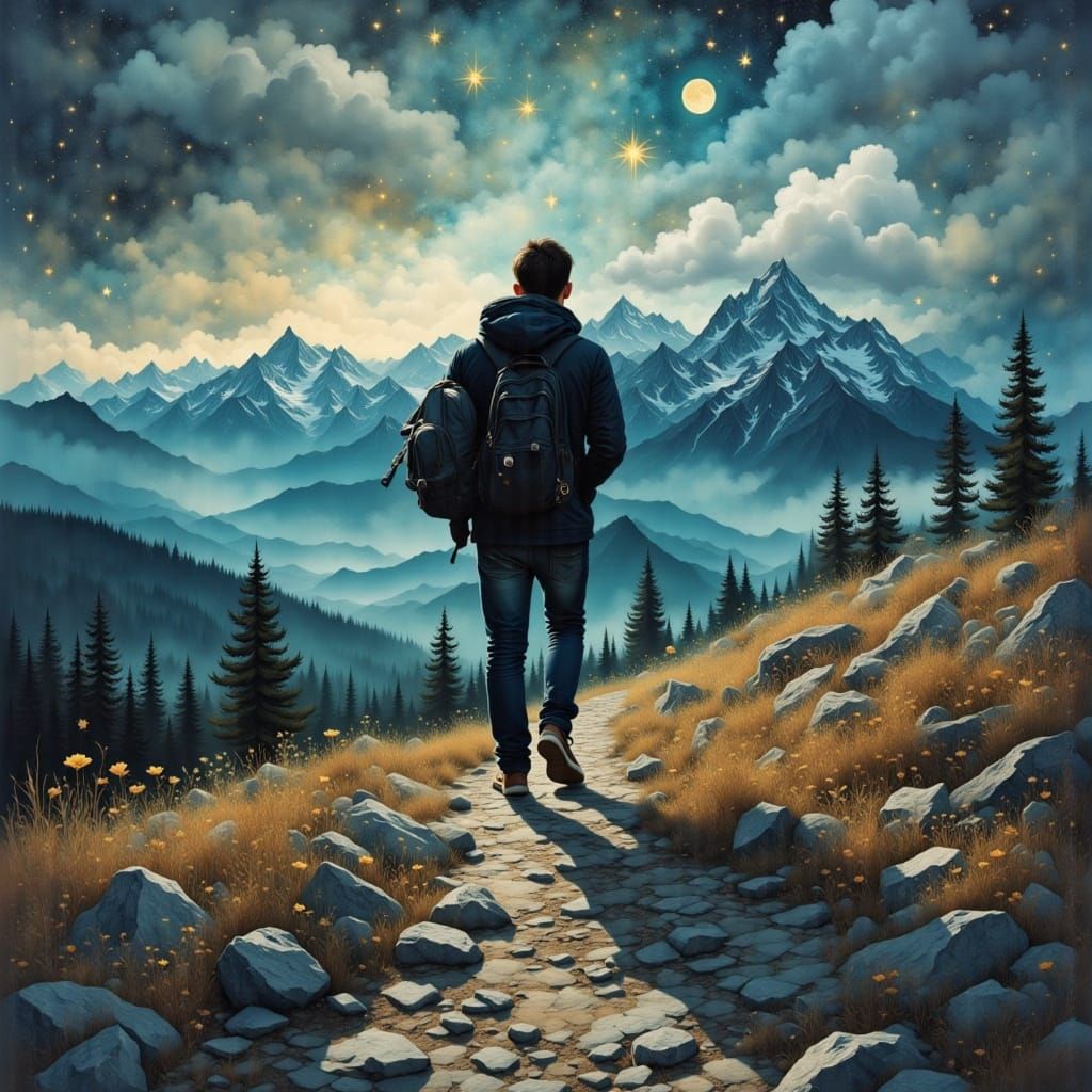 Wandering in a Dreamlike State, Free from Cares