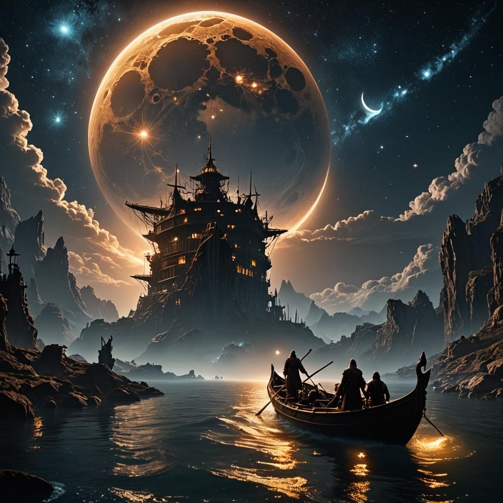 Charon's Ferry: A Dark Fantasy River Styx Crossing