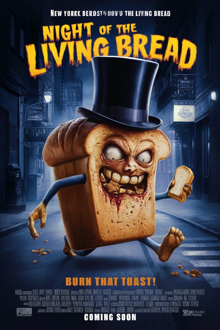 Zombie Bread Movie Poster in New York City