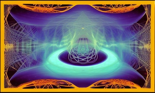 Intricate Realm of Timeless Wisdom and Creation