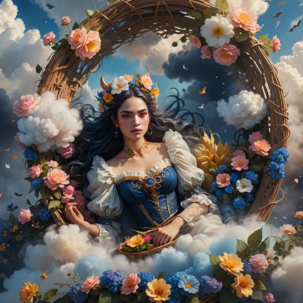 Devil Woman Drifting Down Cloud River