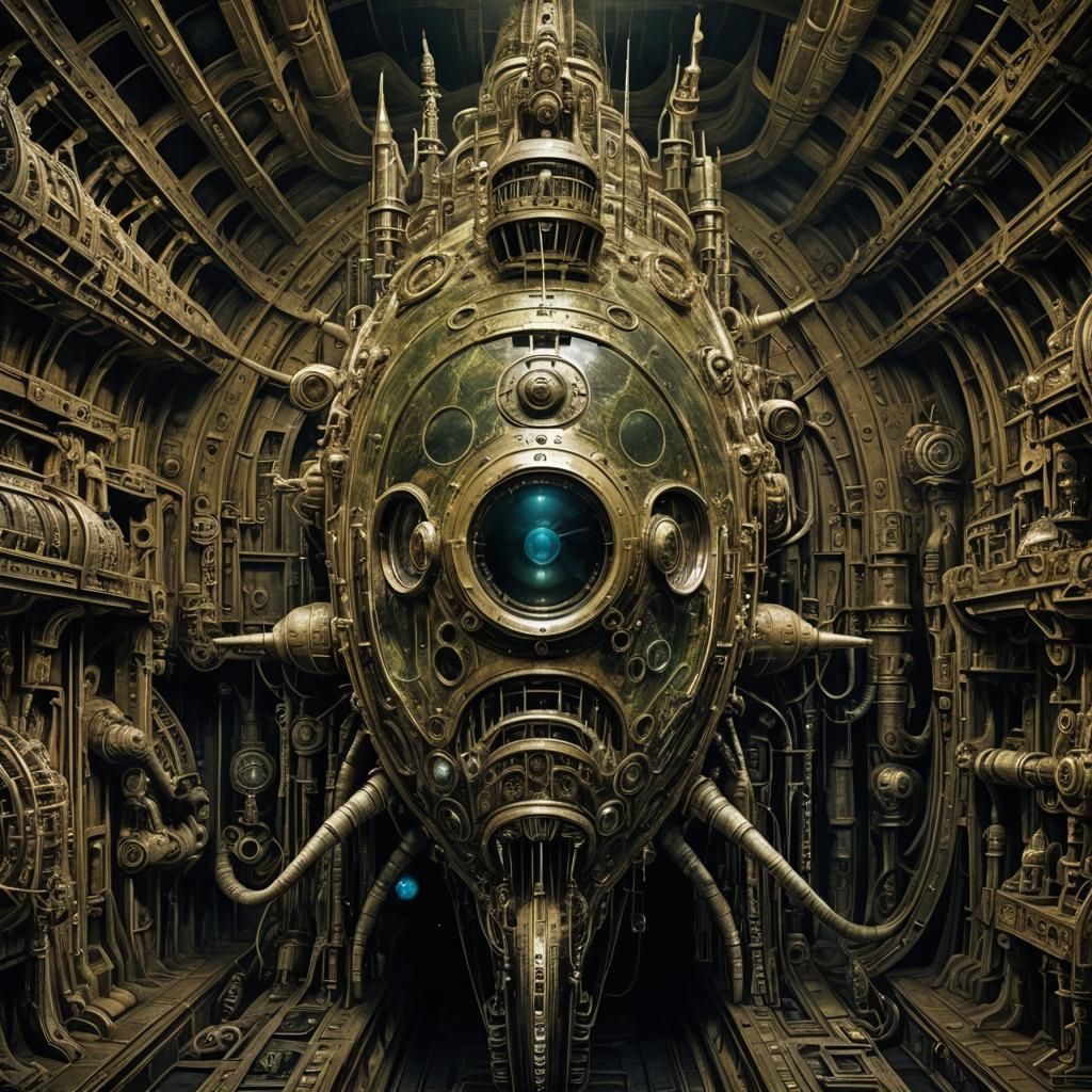 Fantastic Submarine from Another Dimension