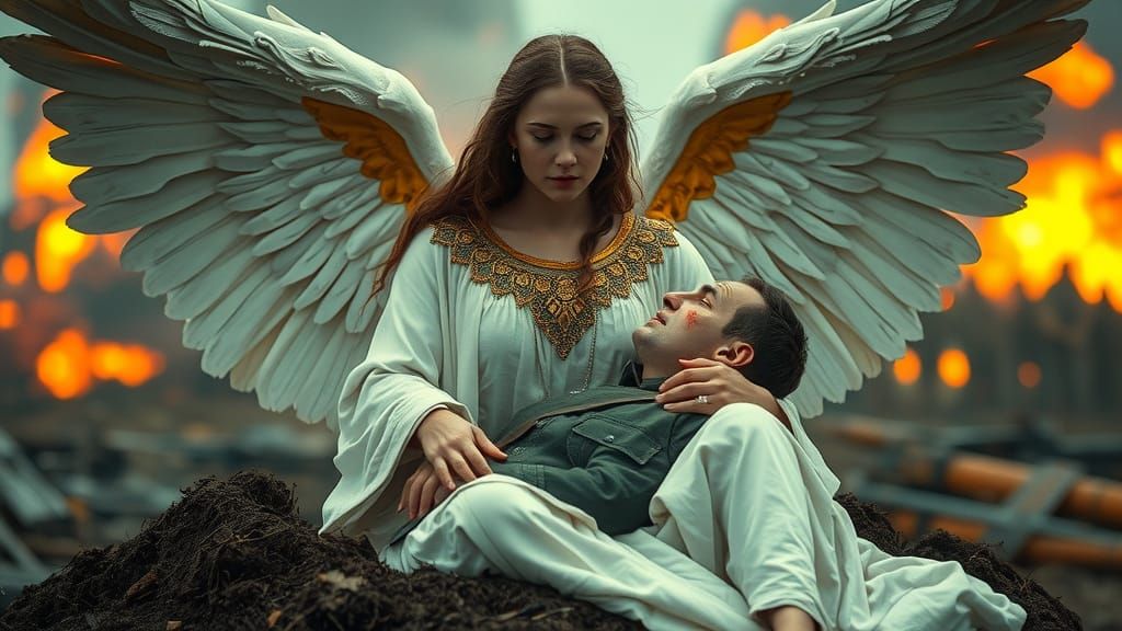 Angel of Compassion at Battle of Verdun