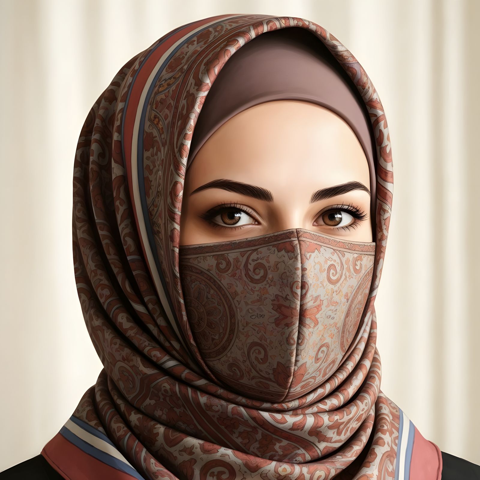 Confident Hijabi Businesswoman Portrait