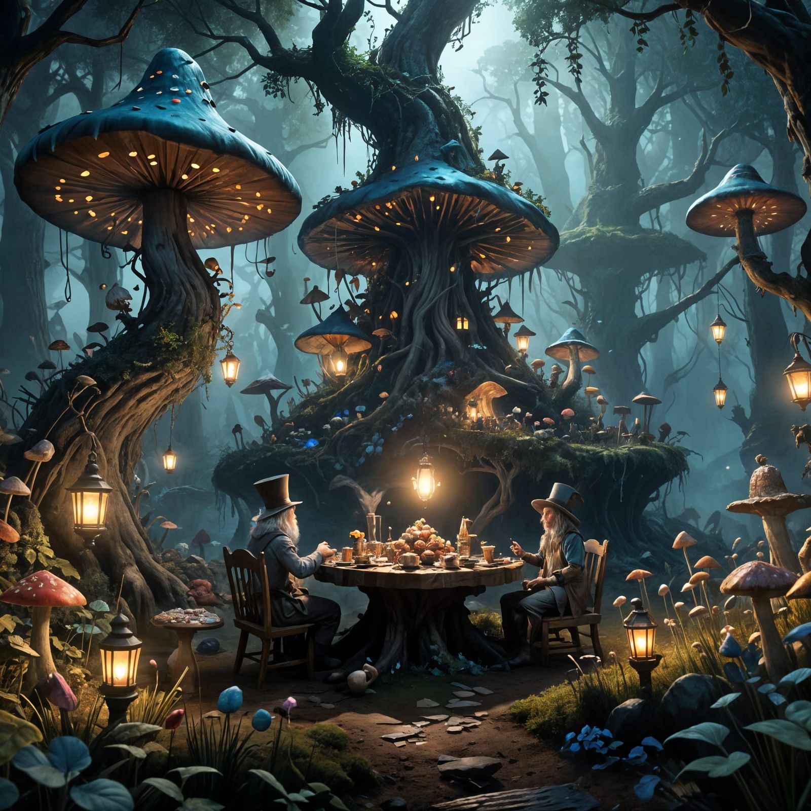 Alice in Wonderland Meets Lord of the Rings