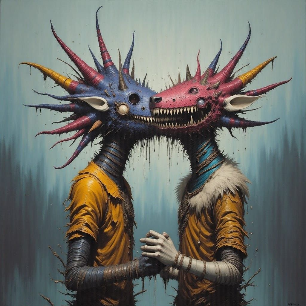 Ethereal Dreamscapes in Psychedelic Surrealism Style