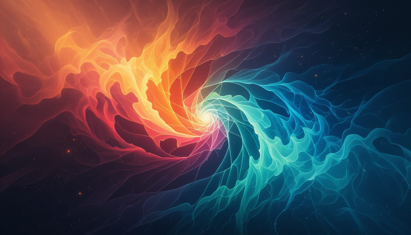 Vibrant Color Splash in Epic Digital Matte Painting Style