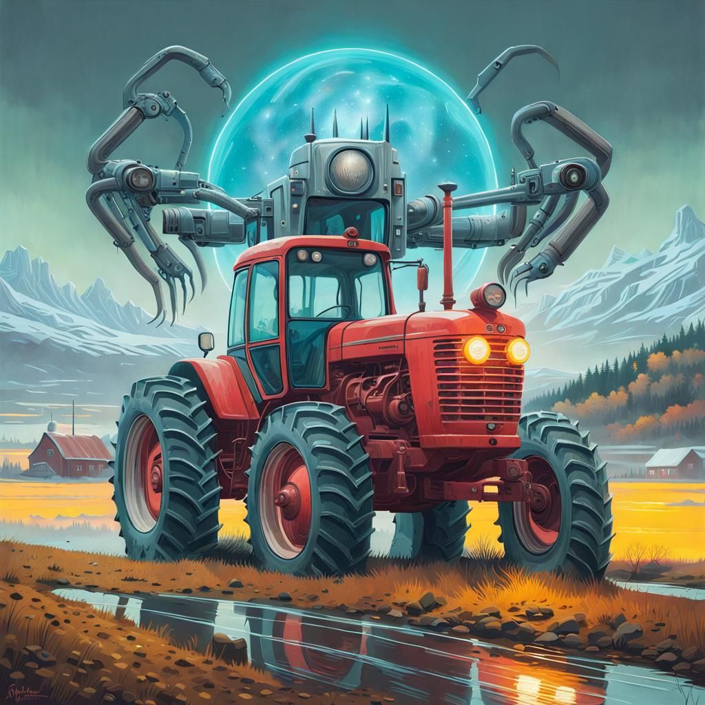 Scifi Medieval Farming Fushion