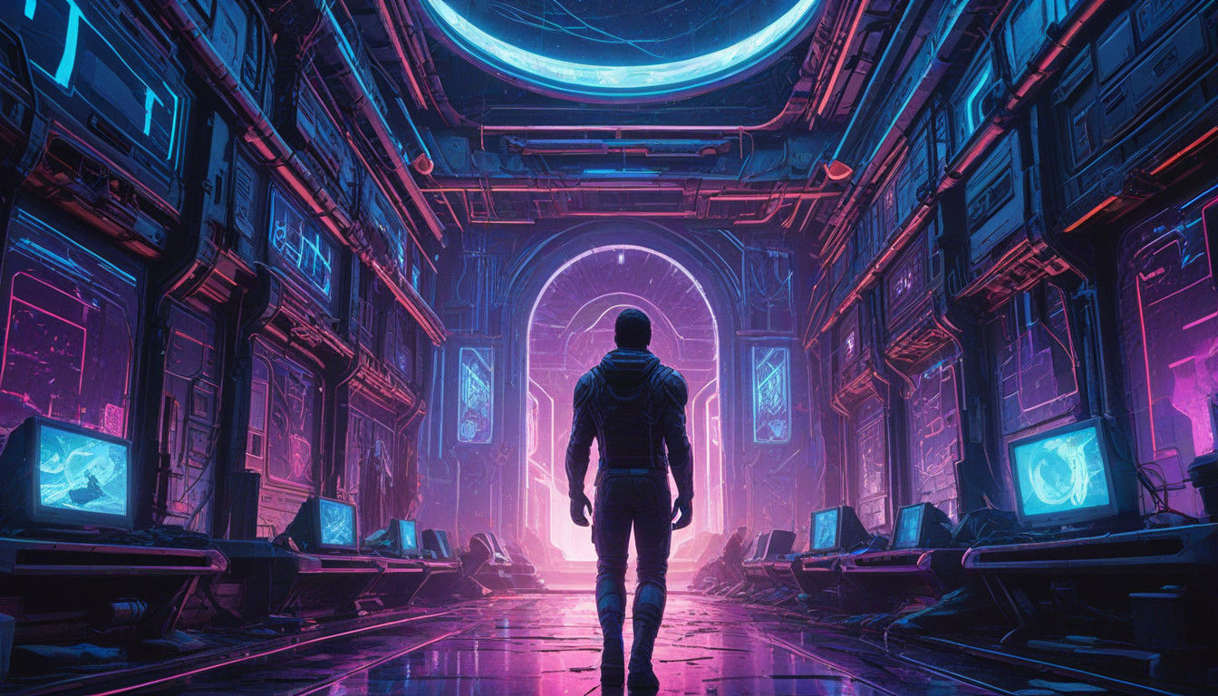 Comic Book Art in a Retro Futuristic Vibe