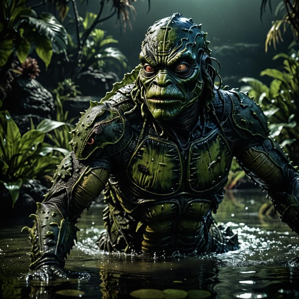Hyperrealistic Creature from the Black Lagoon