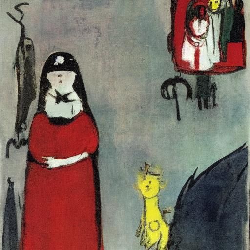 Vampire's Gift: Rothko and Korovin Inspired Art