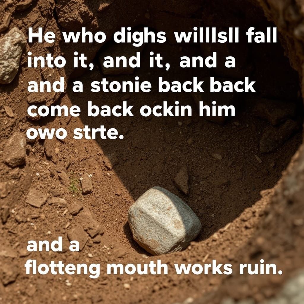 Proverb About Karma and Deception