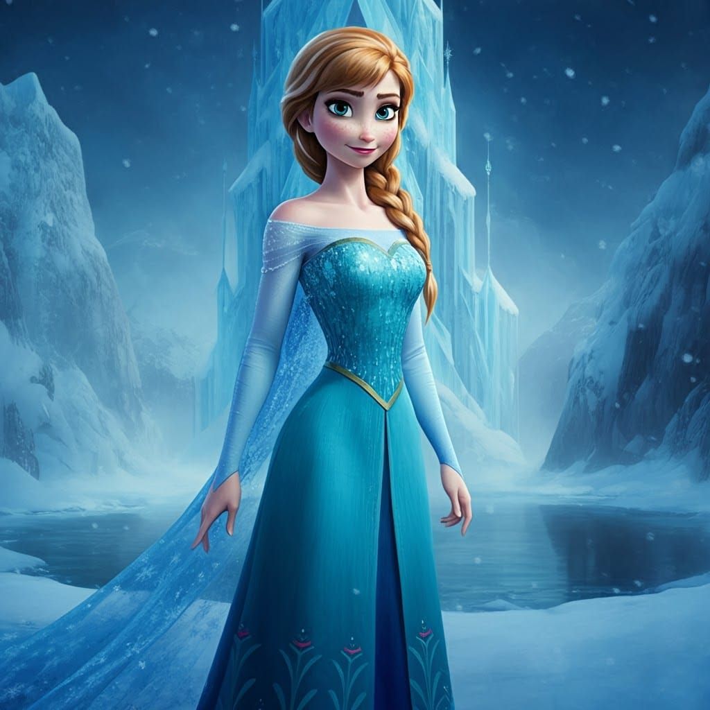 Princess Anna from Disney's Frozen. AU