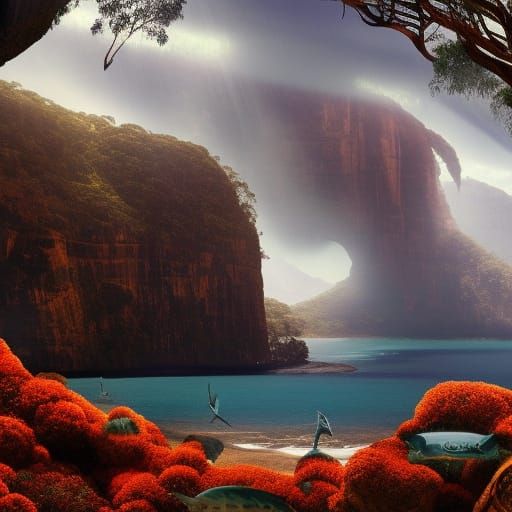 Epic Cinematic Australia: Digital Matte Painting