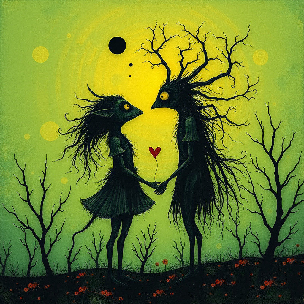 Whispers of Ephemeral Love in a Dreamlike Wasteland