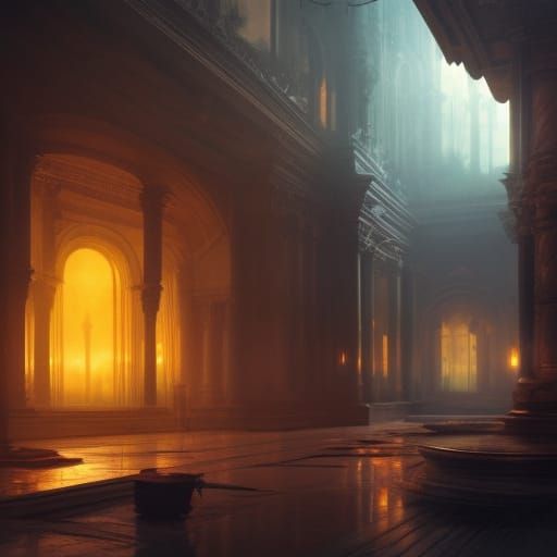 Sinister and Detailed Digital Matte Painting