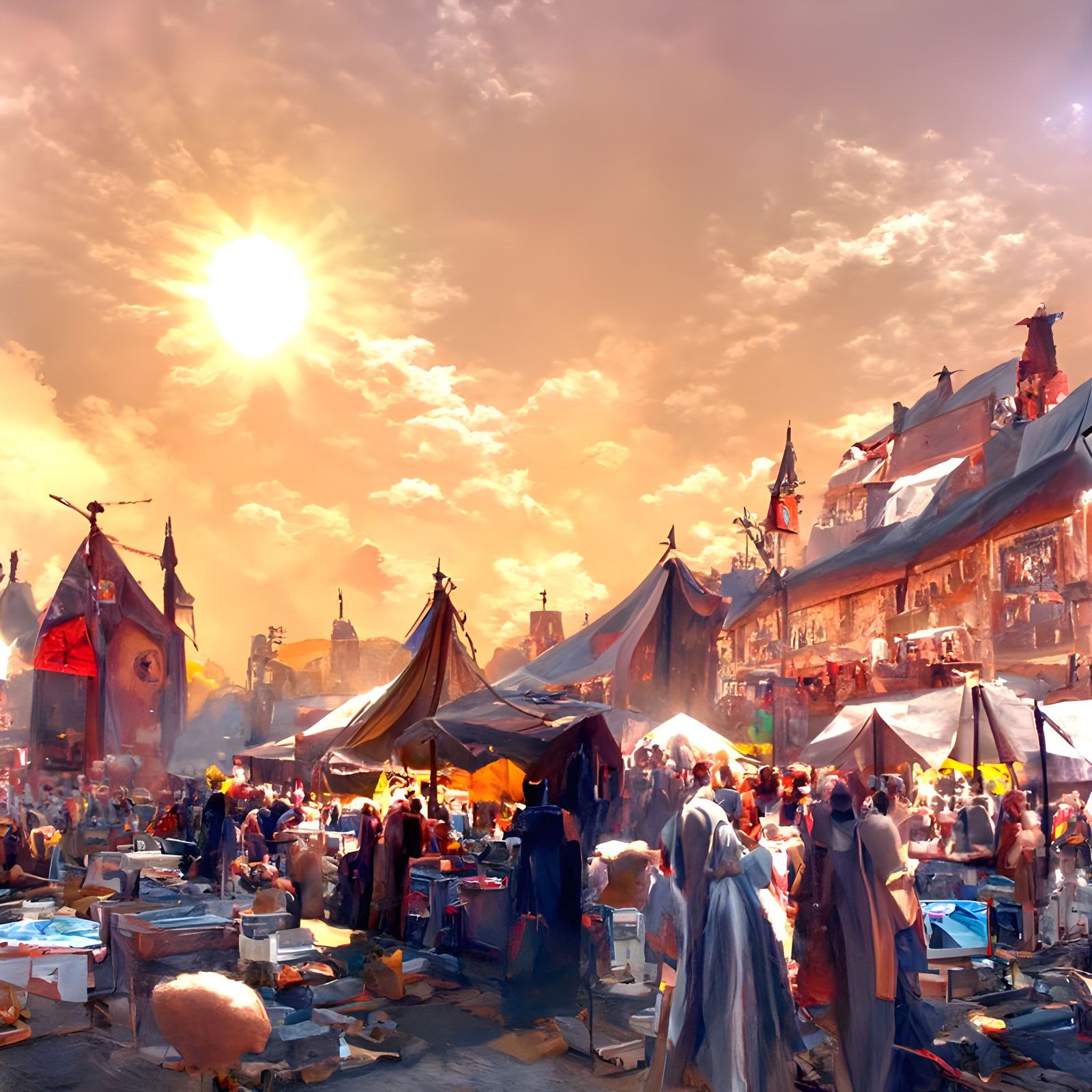 The Processional at Midday (Artisan Quarter), Greyhawk City