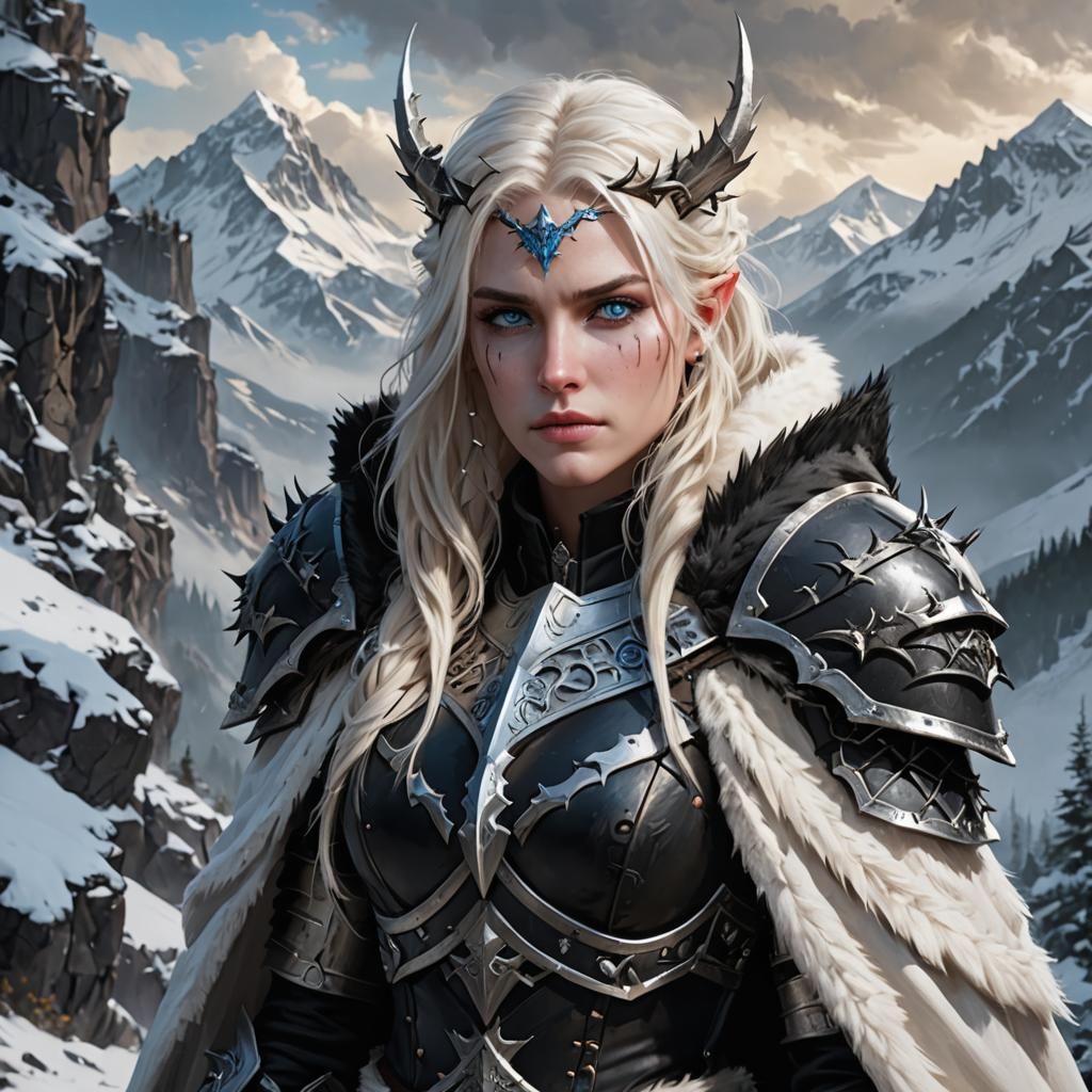 Hexblood Barbarian Queen with Thorns Circlet