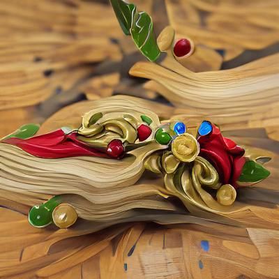 Renaissance Christmas Tree Quilling Art