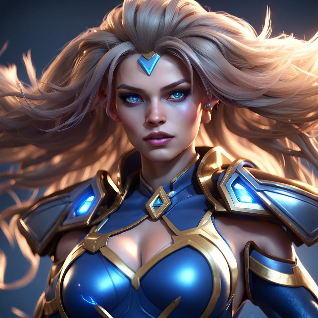 Eudora as Storm: 3D Game Art in Unreal Engine