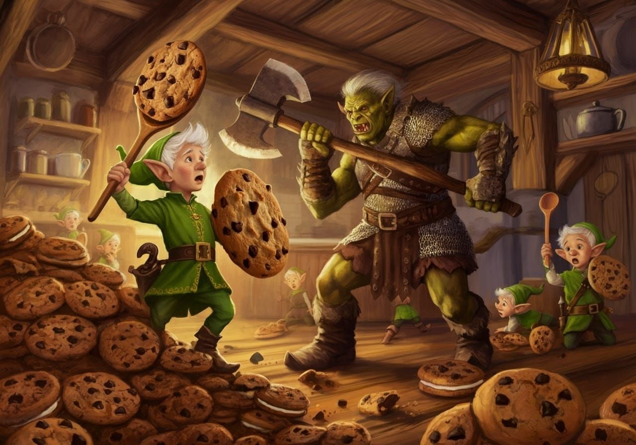 "Looks like cookies are back on the menu, boys!" (Keebler el...