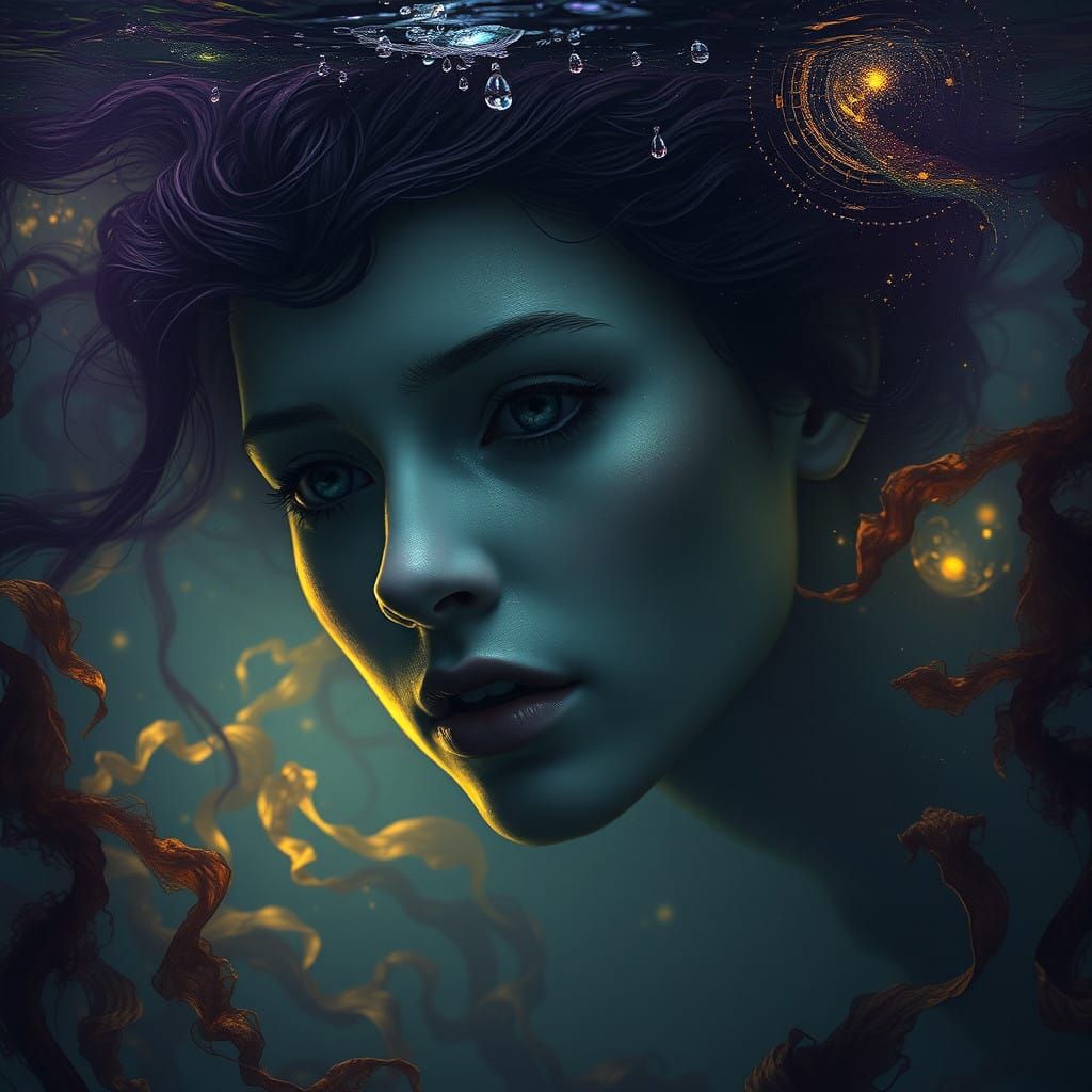 Ethereal Beauty Lost to the Abyss