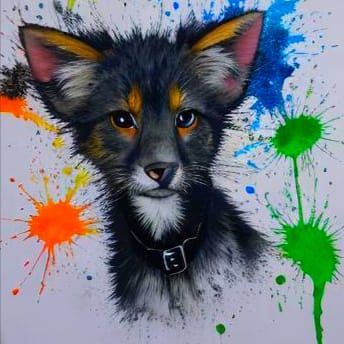 Abstract Paint Spots