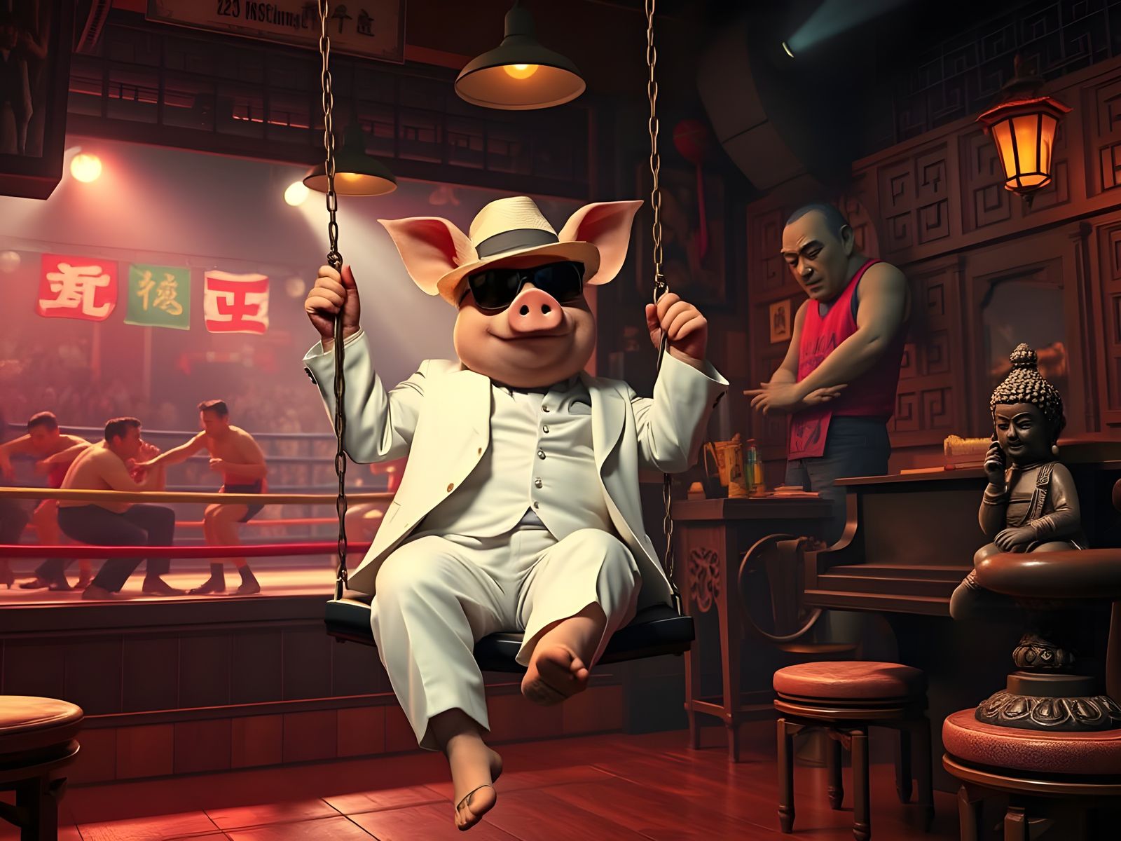 Epic Summer Night in a Retro-Asian Speakeasy