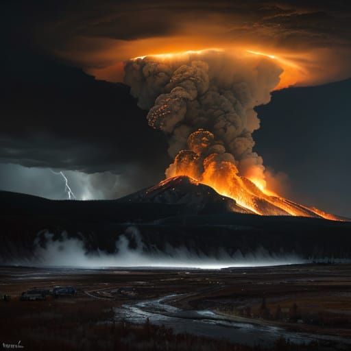 Yellowstone Supervolcano Eruption in 2025: A Dystopian Lands...