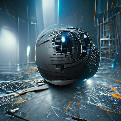 Death Star in Space: 8K 3D Hyperrealism