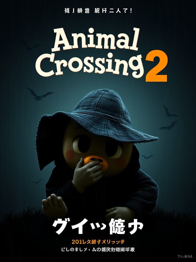 Animal Crossing 2: Horror Anime in Japanese Style