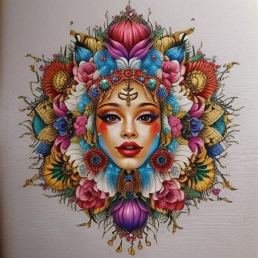 Vibrant Magical Realism Rendered in 3D