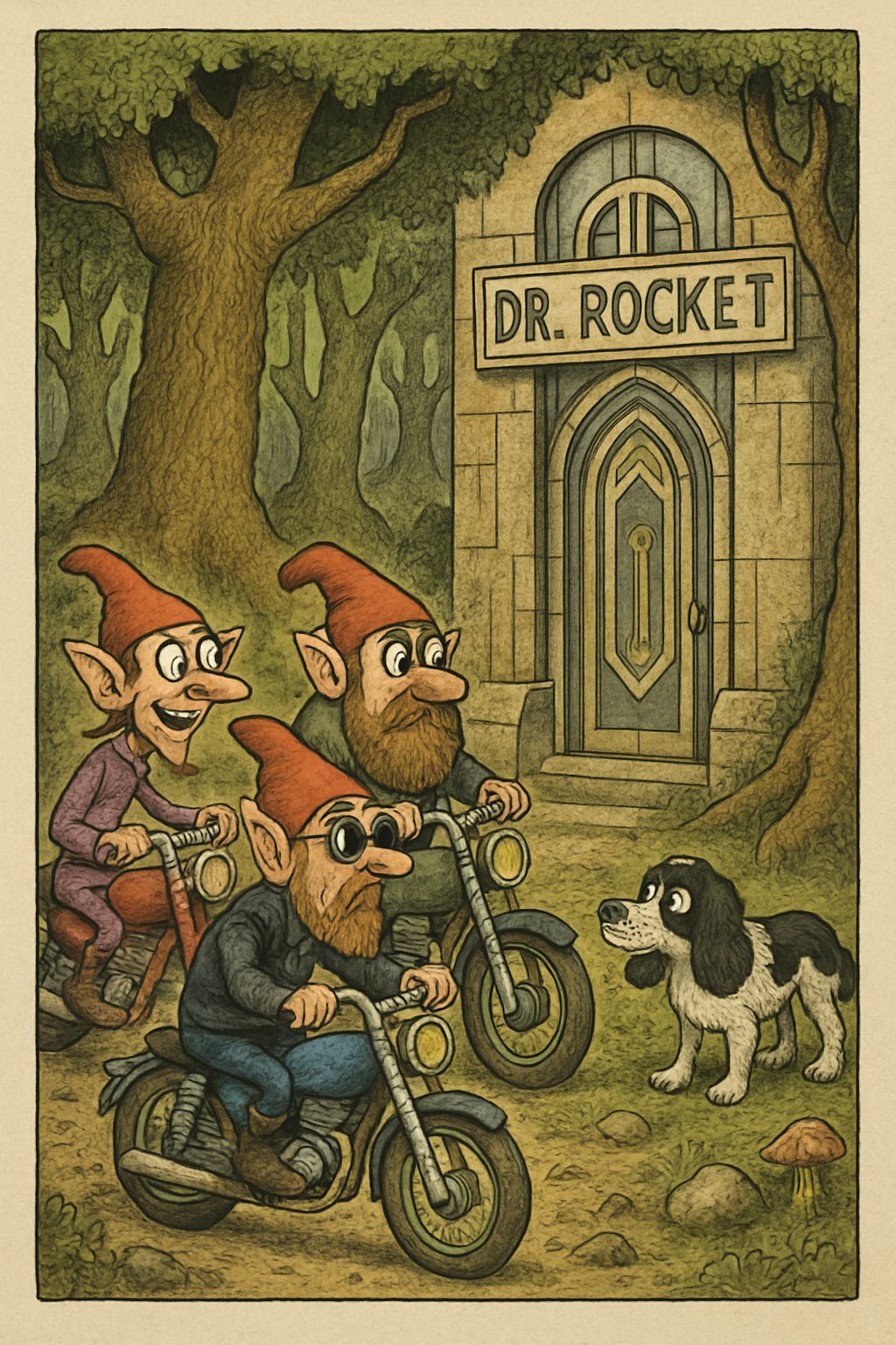 Sprites and Elves on Motorbikes Discover Art Deco Lab