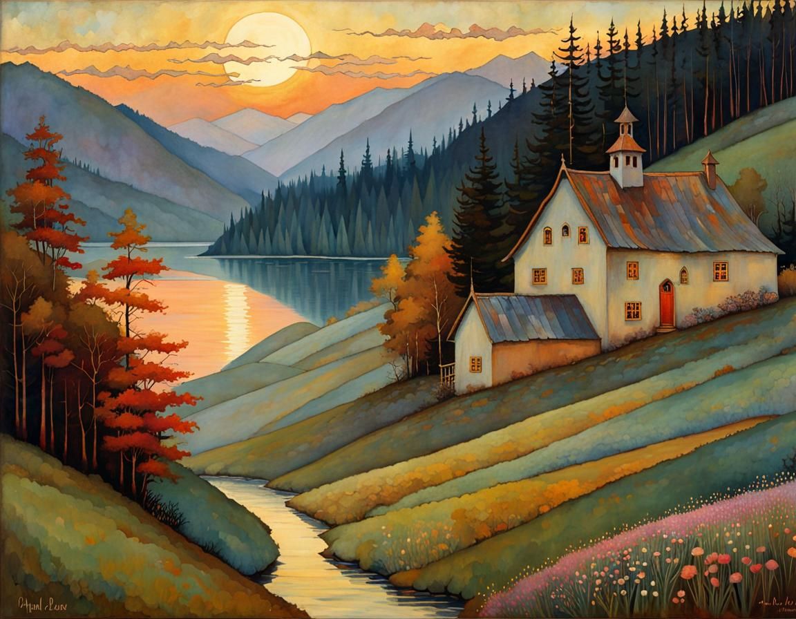 Pixelated Dreamscape: Intricate Art in Pastel Palette