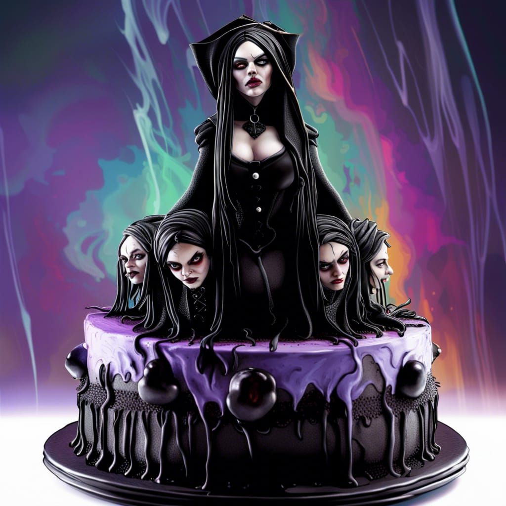 Terrific Goth Cakes of The Witches of Salem #4