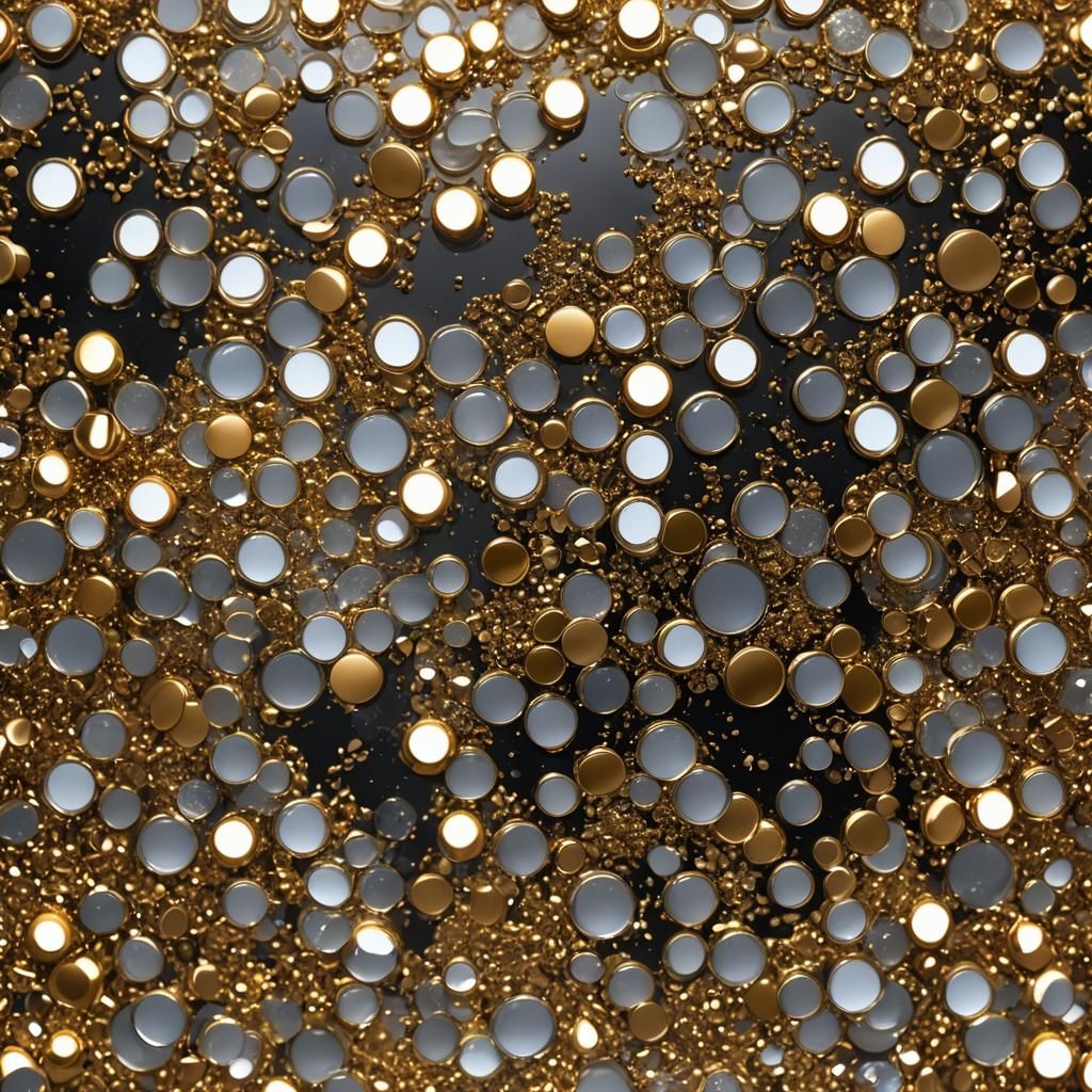 Luxurious Tumbler with Glittering Accents in HDR