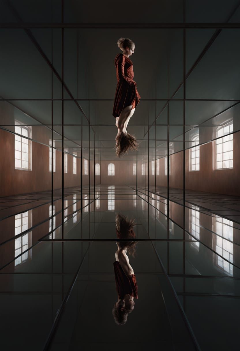 Surreal Mirror Cascade: Sapphic President Upside Down