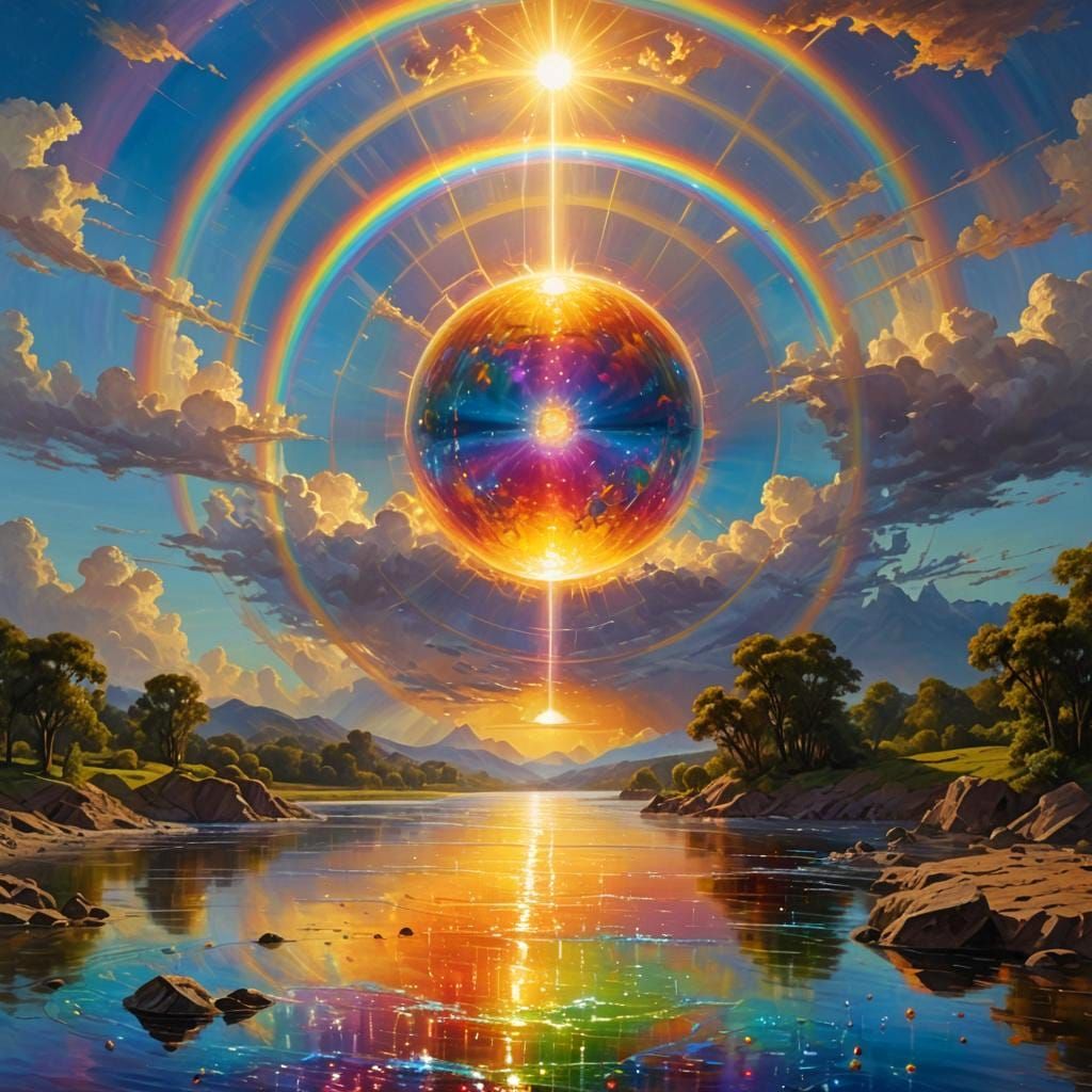 Sun's Energy Destroys River with Tesseract Lasers