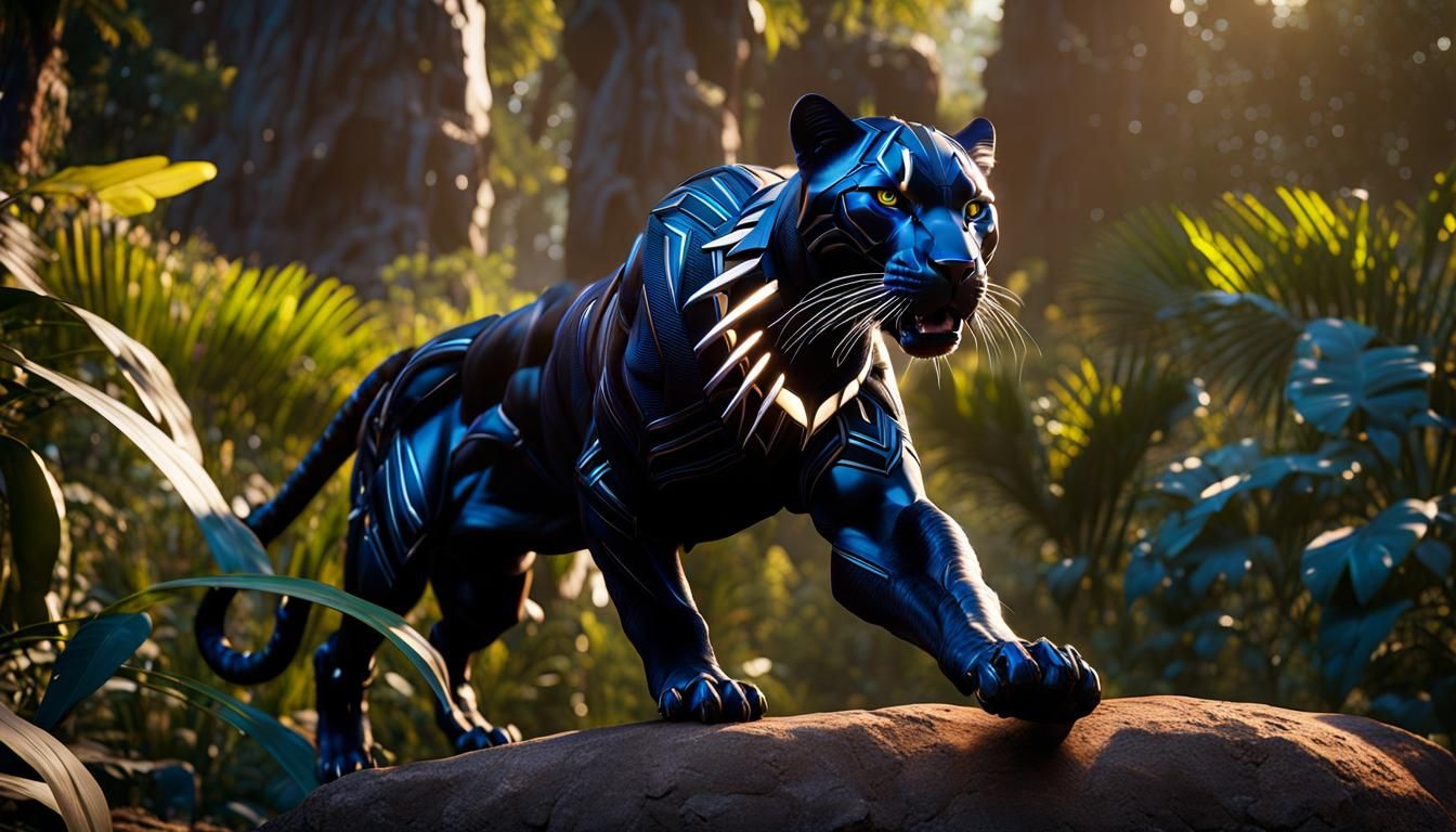 Cyborg panther