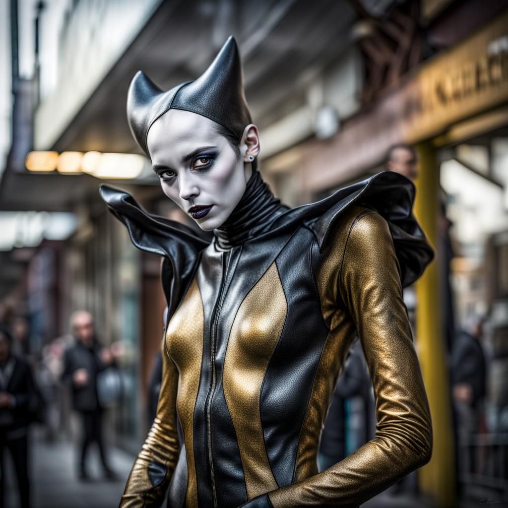 Extravagant Alien Characters in Bizarre Cosmic Dreamscape