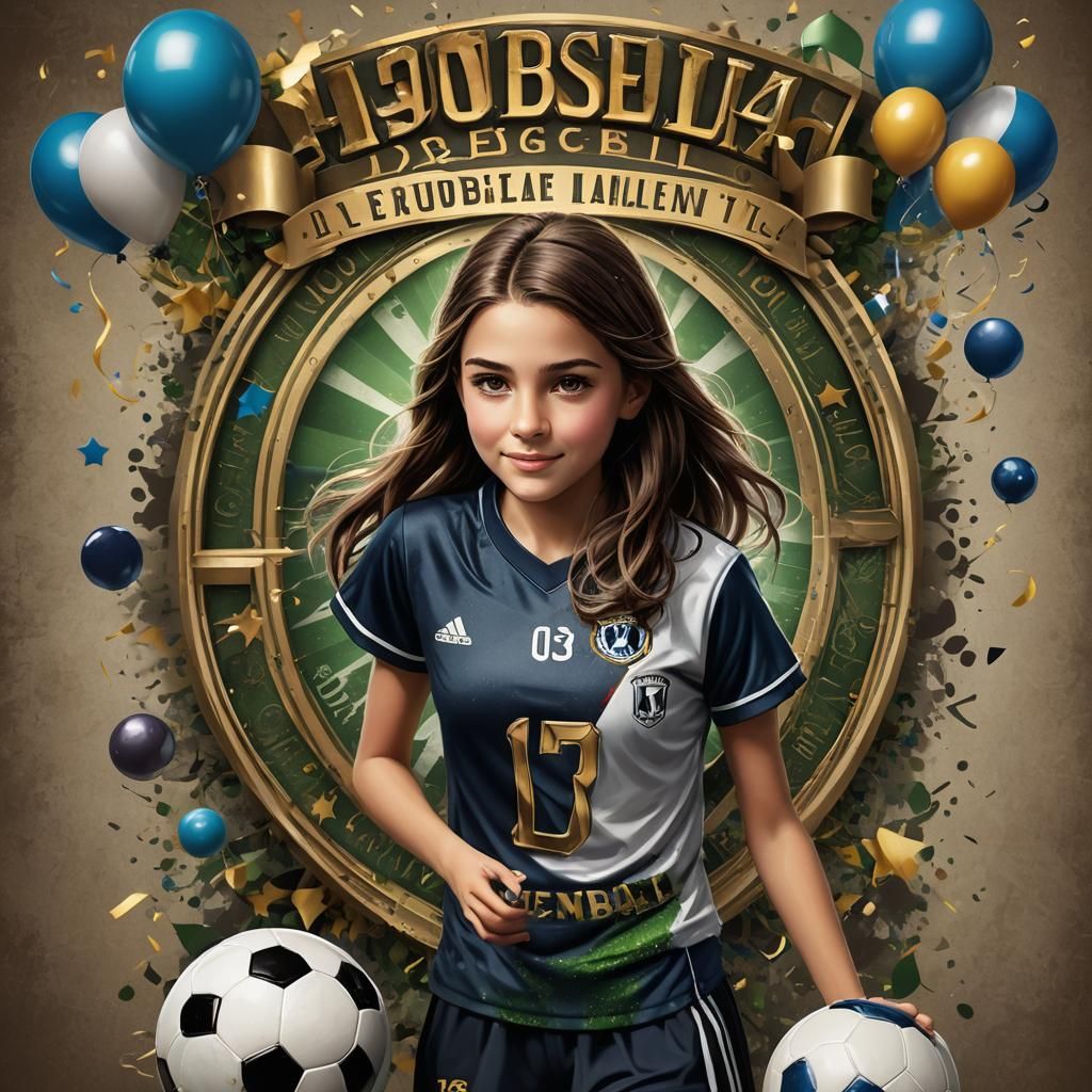Isabella's Bowling Birthday Invitation: Soccer Theme, Digita...