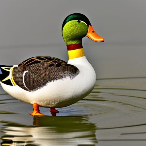 AI Generated Image of a Duck