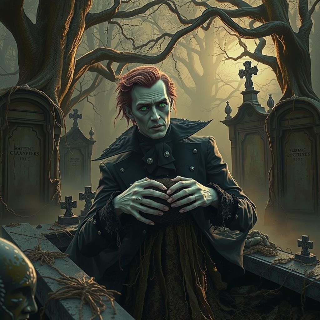 Who Lives Here? Halloween Challenge 2 - A cadaverous, red-ha...