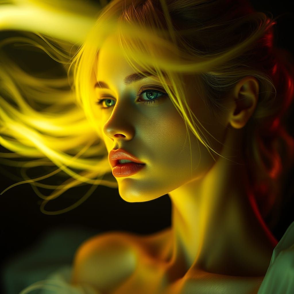 Ethereal Biomorphic Fashion Icon