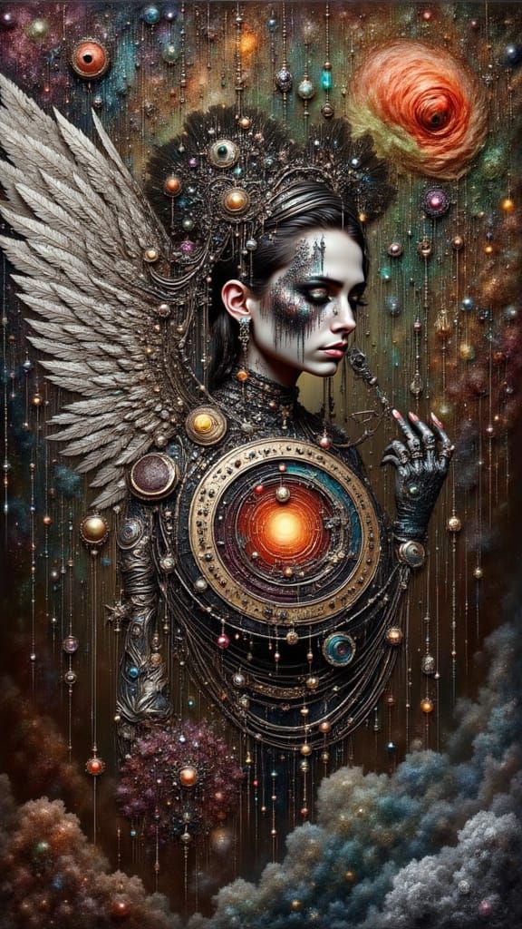 Sad Cyborg Fairy Reveals Mechanical Heart